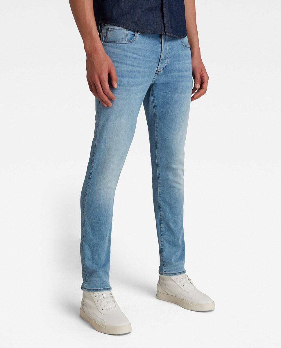 

Узкие синие мужские джинсы 3301 G-Star Raw, синий