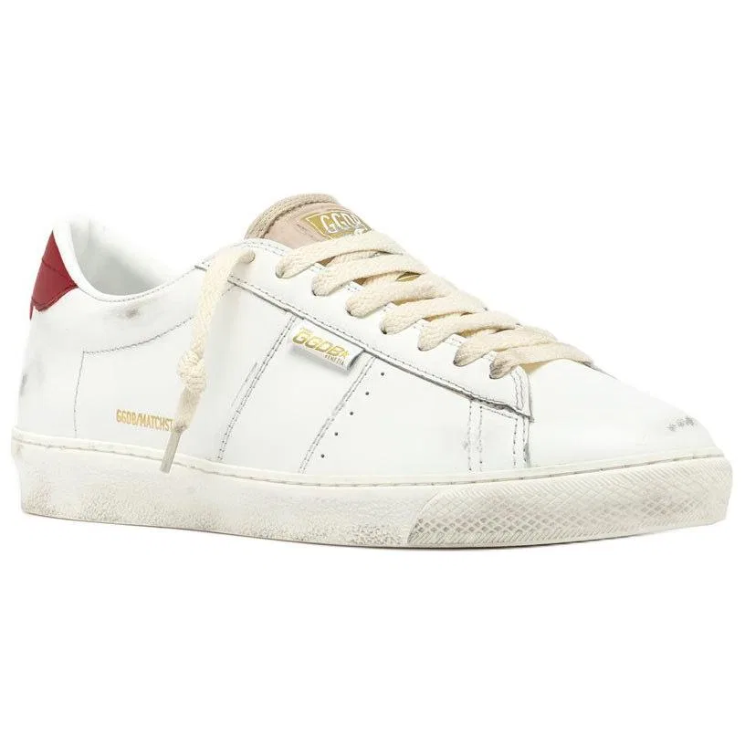 Кеды Golden Goose Match Star Leather Low Top белые — фото 4