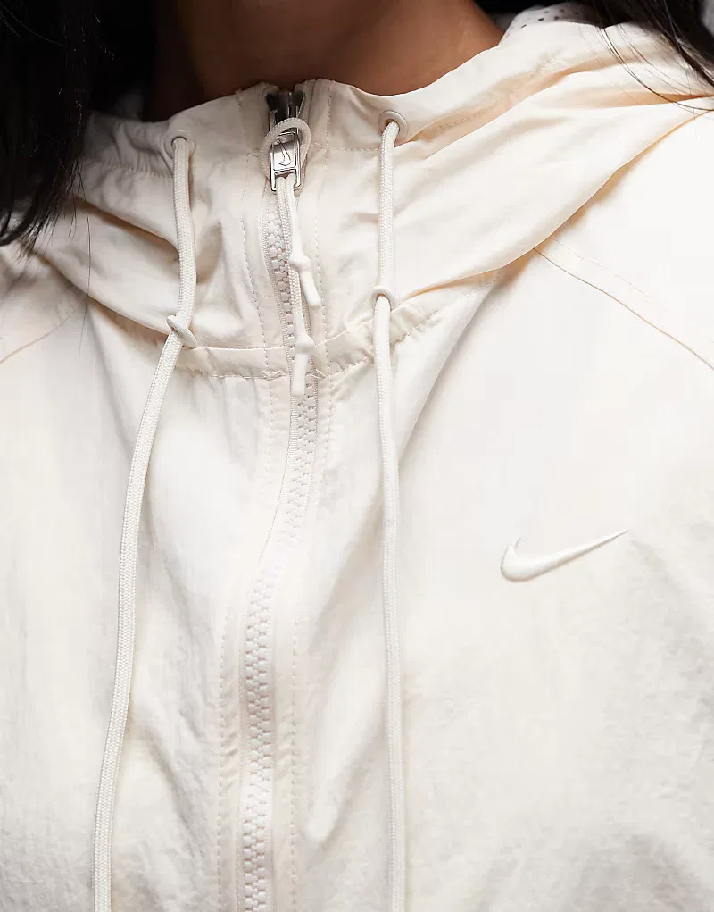 Спортивная куртка Nike оверсайз, кремовый — фото 2