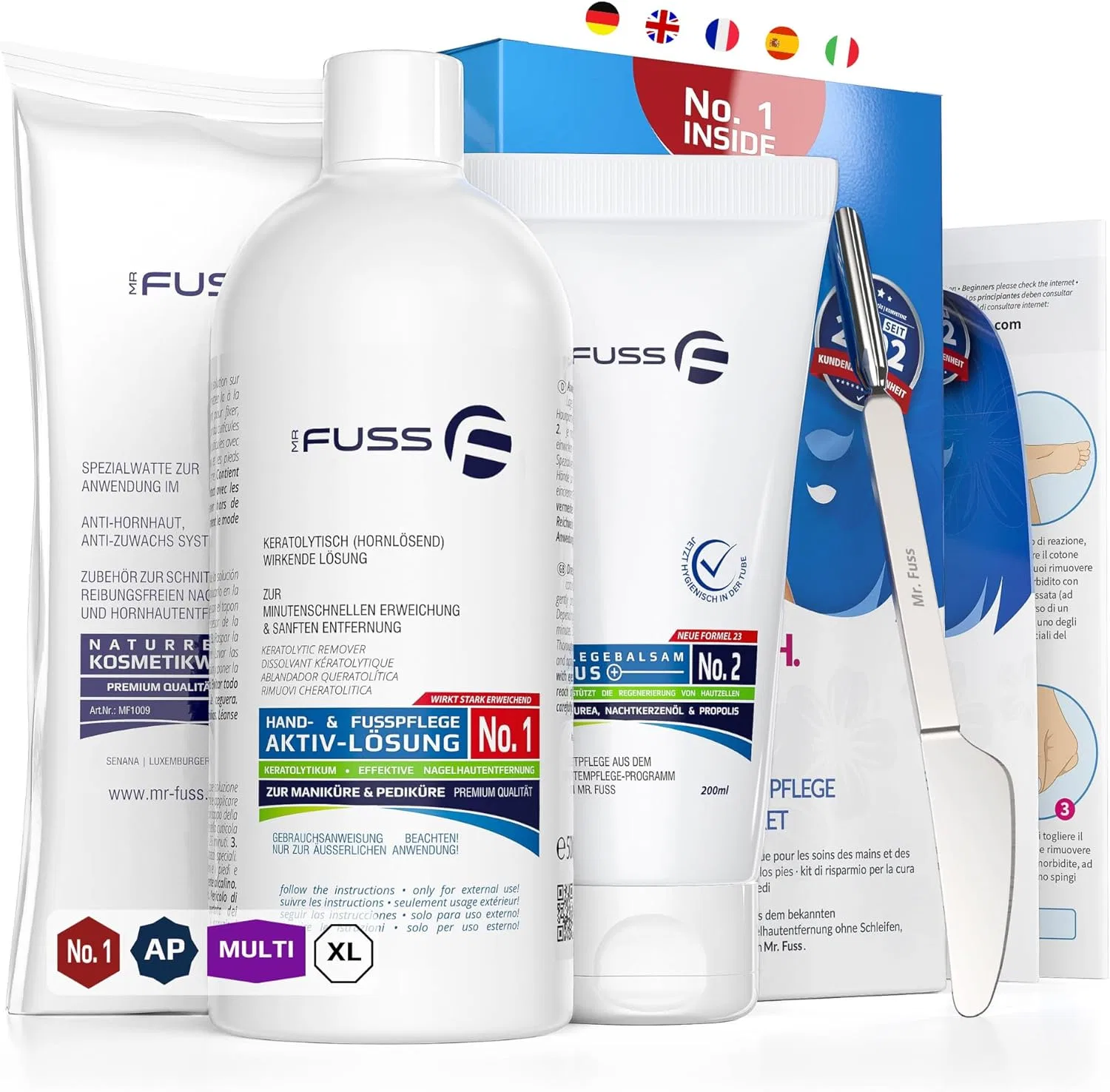 Набор для удаления мозолей и кутикулы «No. 1 Advanced Pack Multi» от Mr. Fuss ‎Mr. Fuss