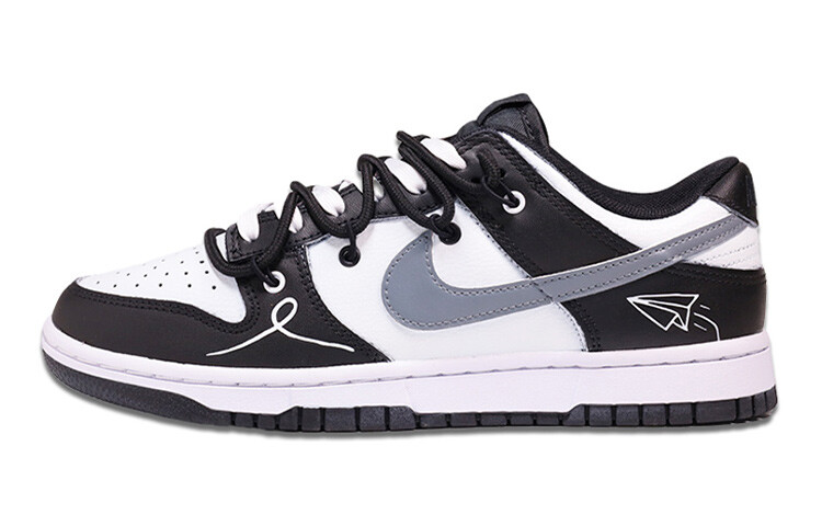 

Кроссовки Nike Dunk Skateboard Shoes Women's Low-Top White Black