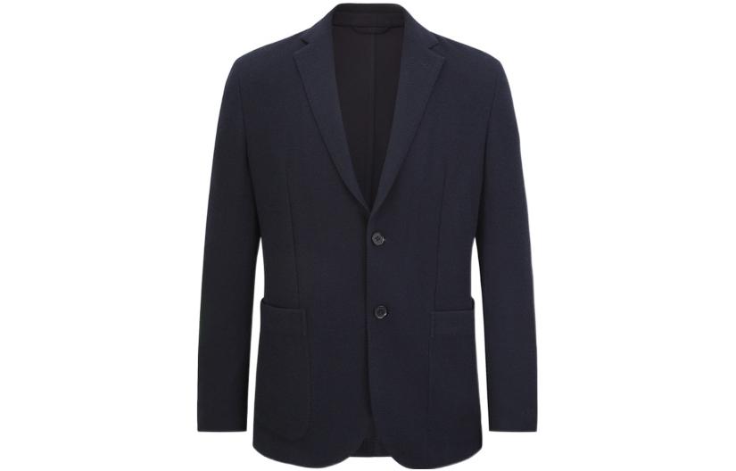 

Ermenegildo Zegna Зигна Высокоэффективный Однобортный Жакет, Navy Blue