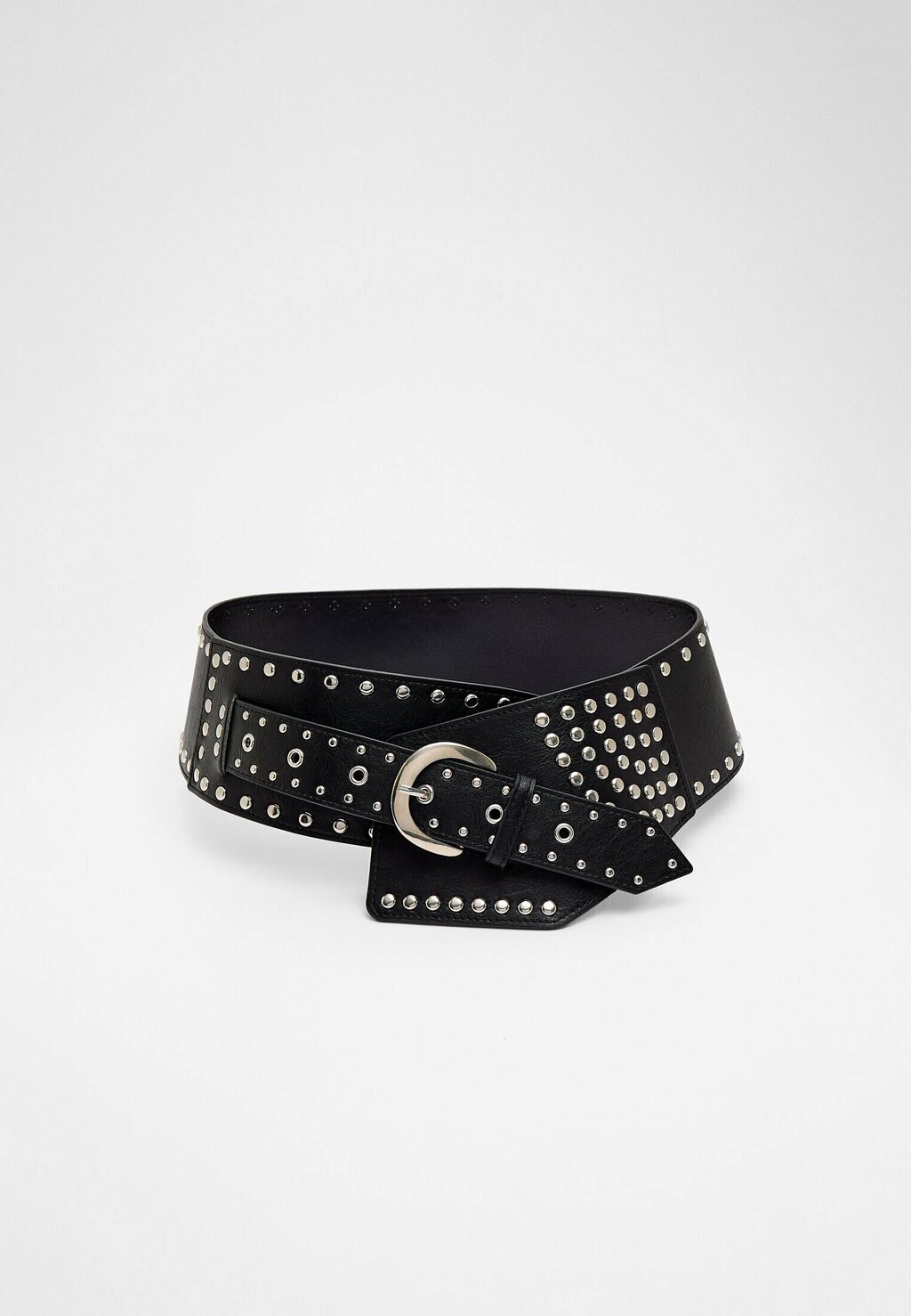 

Пояс ASYMMETRIC STUDDED Stradivarius, черный