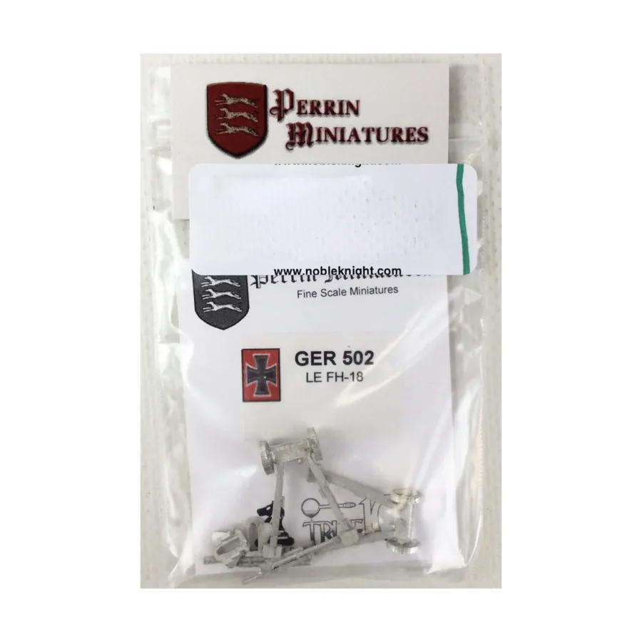 

105-мм гаубица LE FH-18, WWII Miniatures - German (10mm) (Perrin Miniatures)