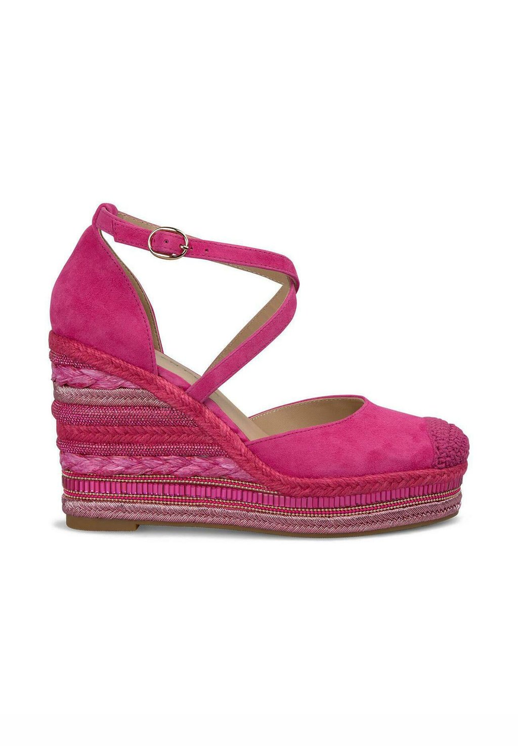 Босоножки на платформе High heels Alma en Pena, цвет Fucsia Jaspeado — фото 2