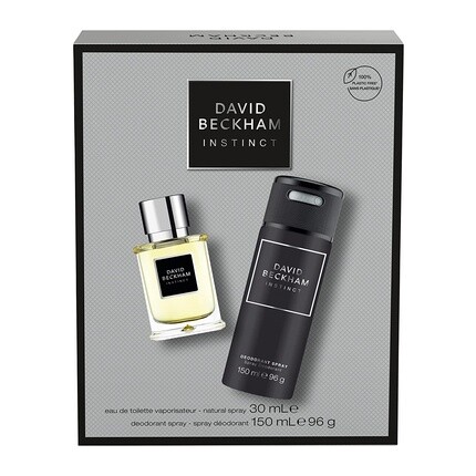 

David Beckham Instinct Eau De Toilette 30ml And Deodorant 150ml Gift Set