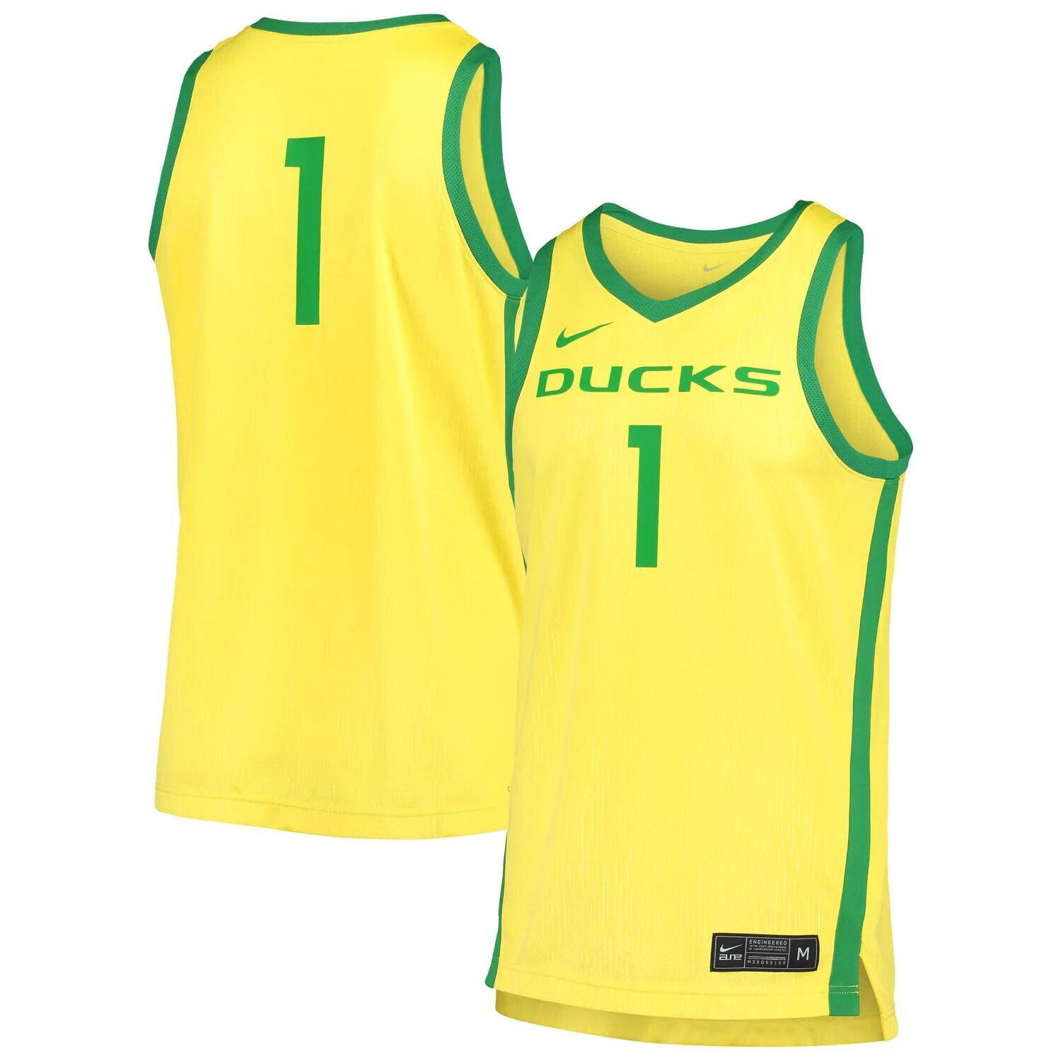 

Мужская баскетбольная майка Nike Yellow Oregon Ducks Replica