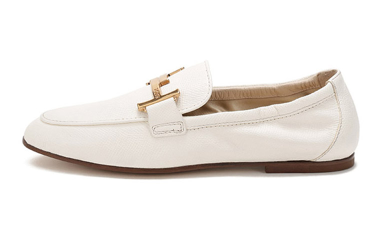 TOD'S Повседневные однобортные туфли женские белые