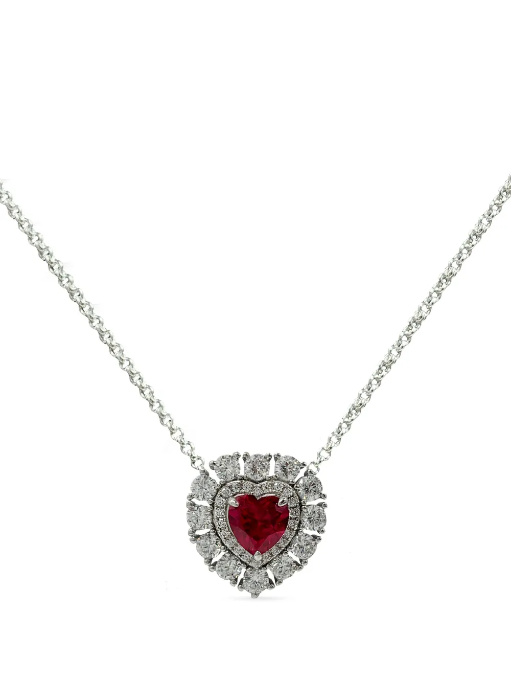

Колье Ember Ruby Juwelina Paris, серебяный