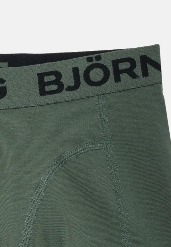 Трусы 5 шт Björn Borg, черный/оранжевый/мультиколор — фото 4