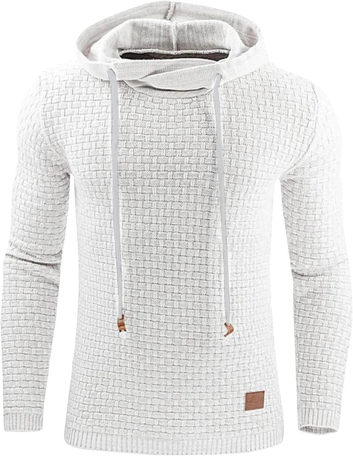 

Толстовка с капюшоном tuduoms, вязаная, slim fit