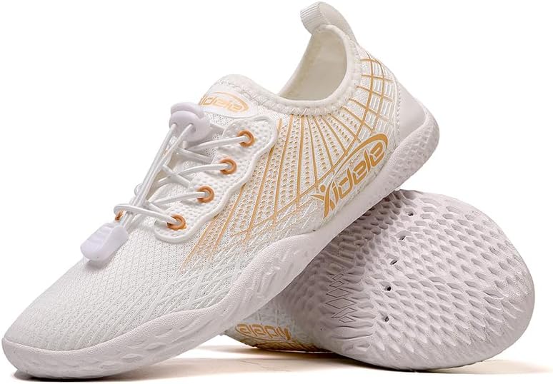 

Мужские сетчатые водные туфли на шнуровке, быстро сохнущие аква-кроссовки с дренажной подошвой для пляжа или серфинга Zhogize, Apricot Color