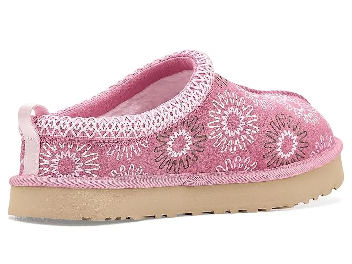 Тапочки с вышивкой Tazz Sun Stitch UGG Kids, Horizon Pink — фото 4