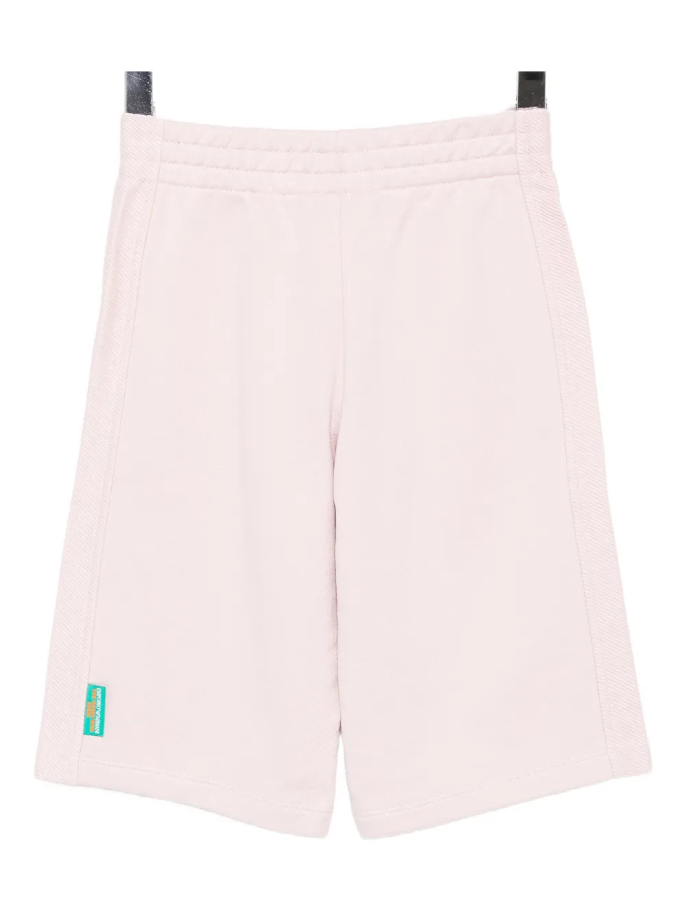 Хлопковые шорты со вставками Emporio Armani Kids, розовый — фото 2