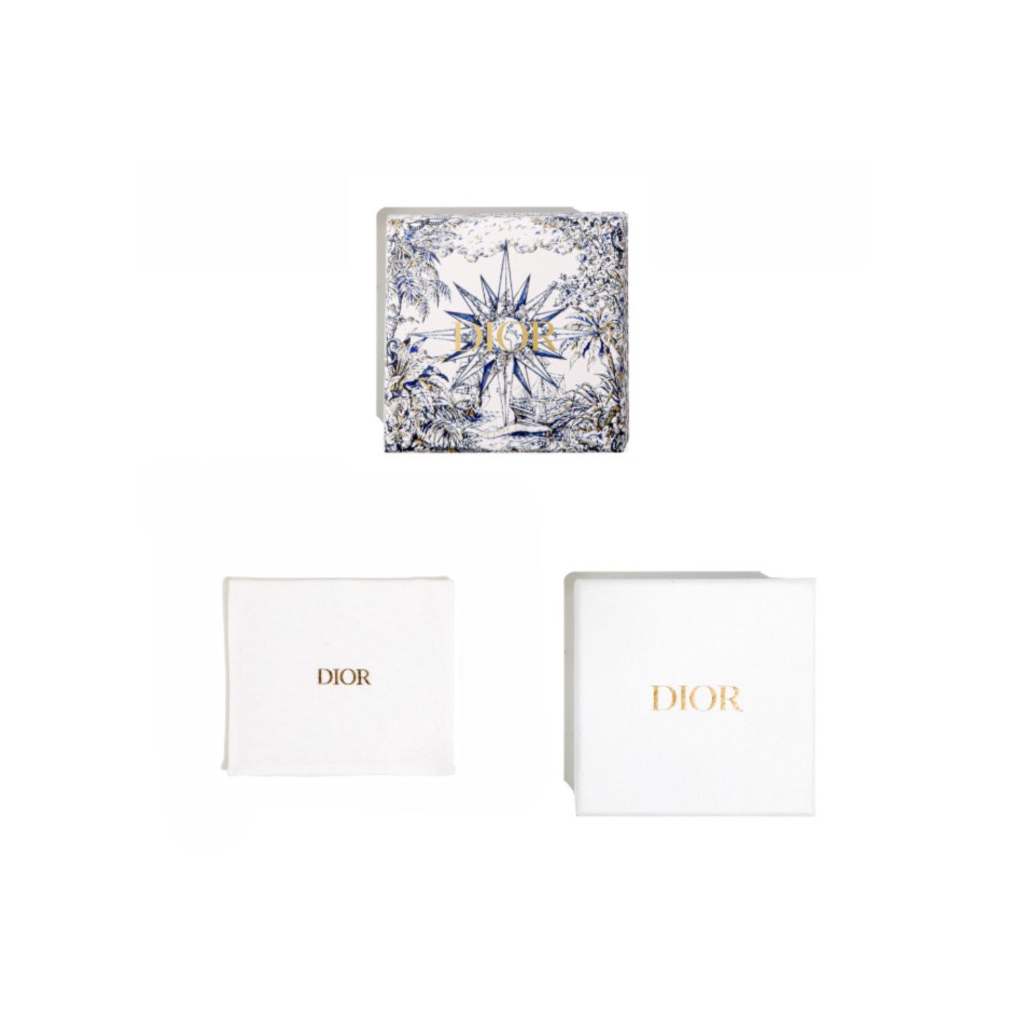 

Женские золотые серьги с искусственными кристаллами DIOR