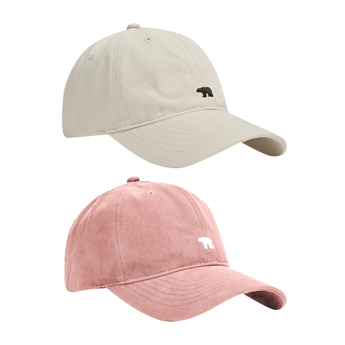 

CMFY Хлопковая бейсболка унисекс с полиэстером, White+Pink