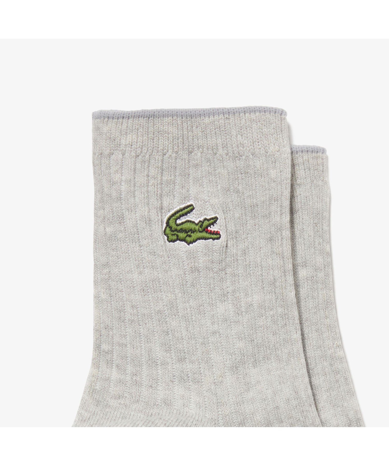 Носки LACOSTE короткие Gray с логотипом — фото 2