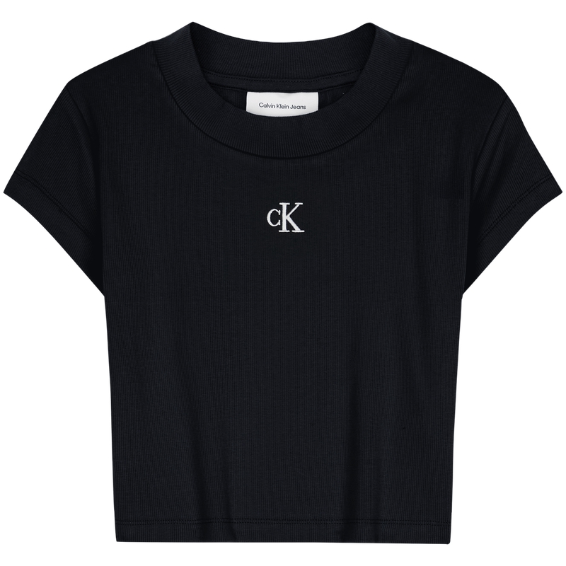 Футболка женская с круглым вырезом Moderate Calvin Klein, yaf-moon белый — фото 3