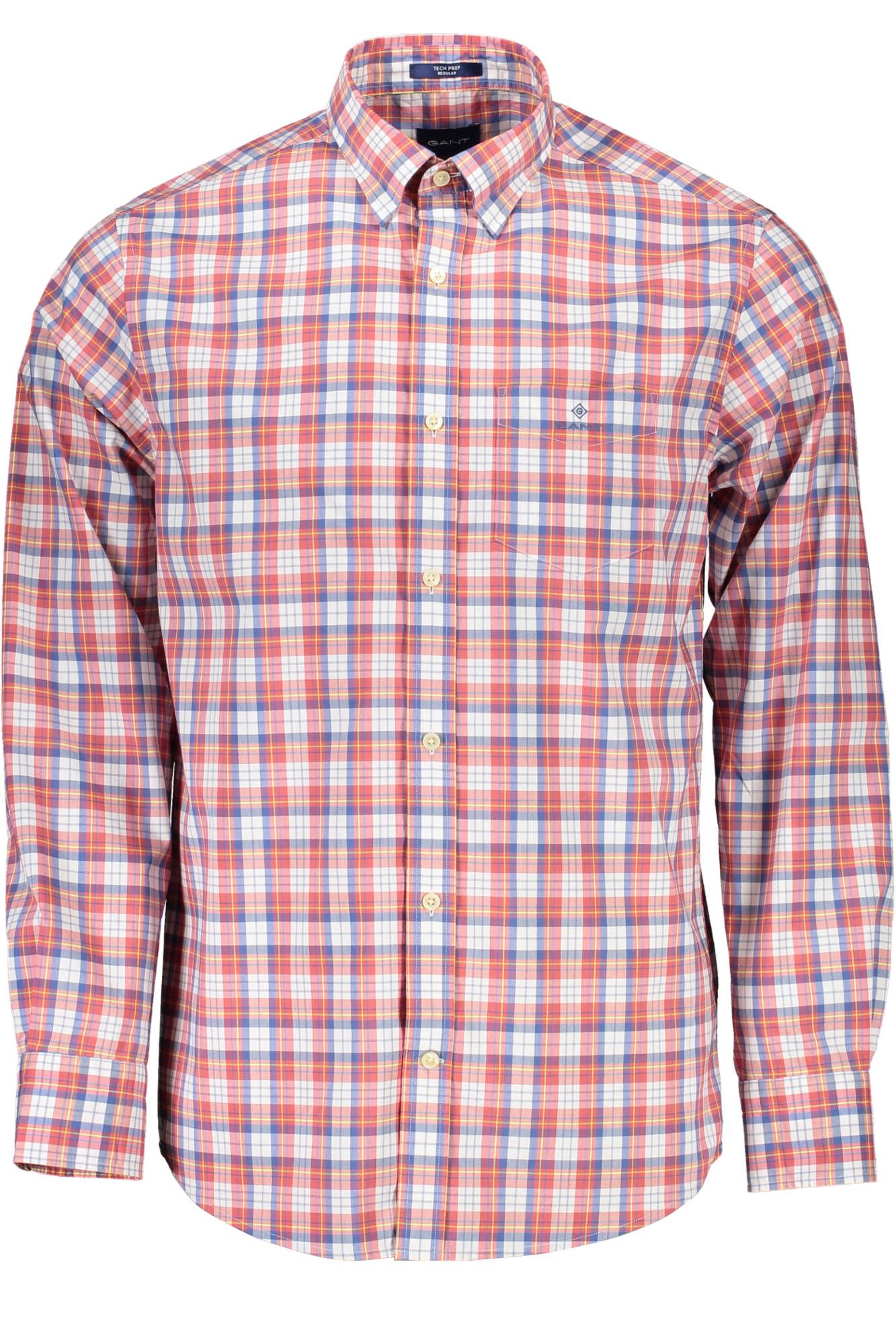 

Красная хлопковая мужская рубашка Gant