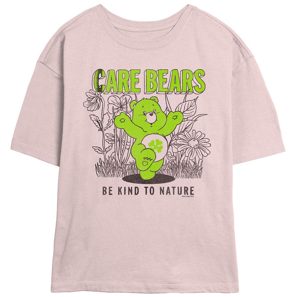 

Футболка с рисунком скиммера Care Bears Be Kind To Nature для юниоров Licensed Character, цвет Blush