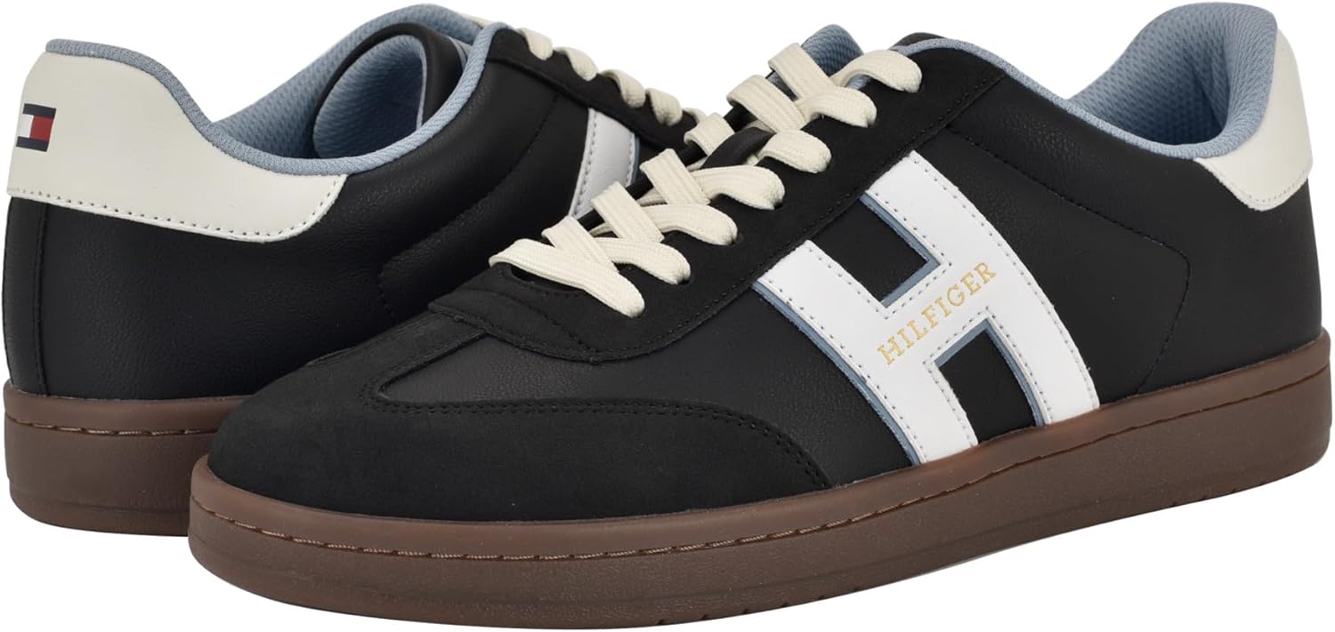 Мужские кроссовки Tommy Hilfiger Lasen, черный/синий — фото 2