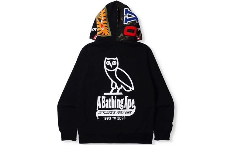 

Bape X Ovo Коллекция Осень/Зима 2021 Куртка Унисекс A Bathing Ape, красный