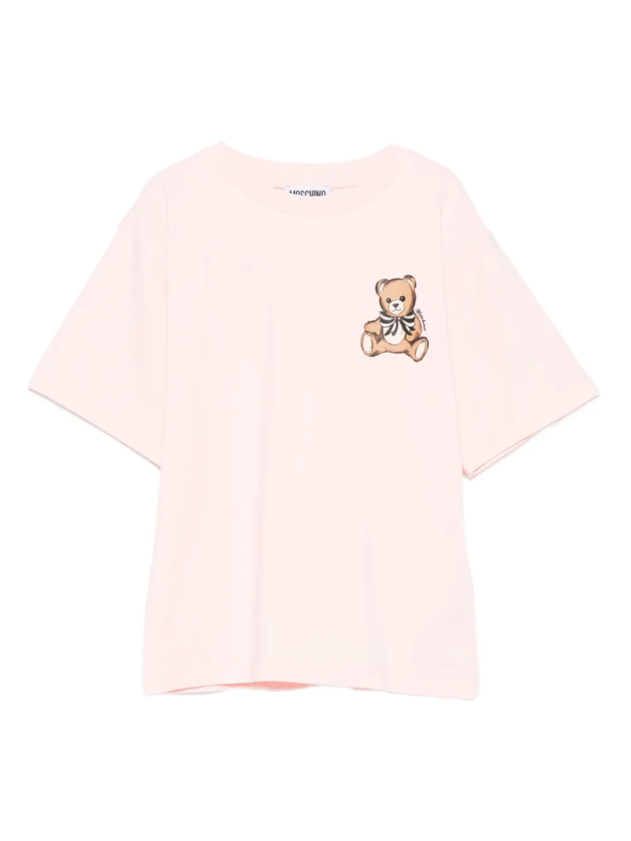 

Футболка с принтом «Тедди» от Moschino Kids, розовый