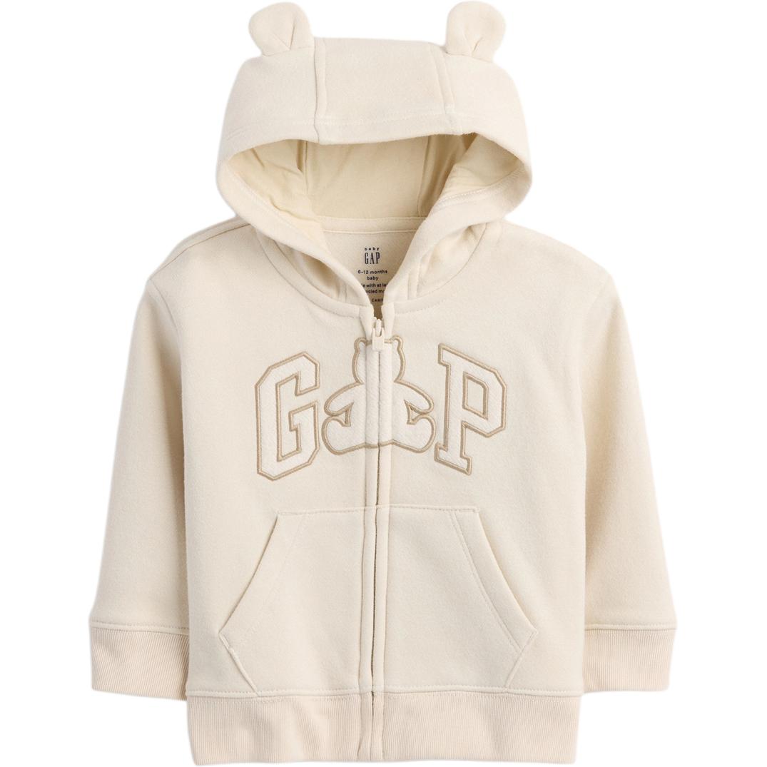 Свитшот для младенцев и малышей GAP, светло-розовый — фото 4