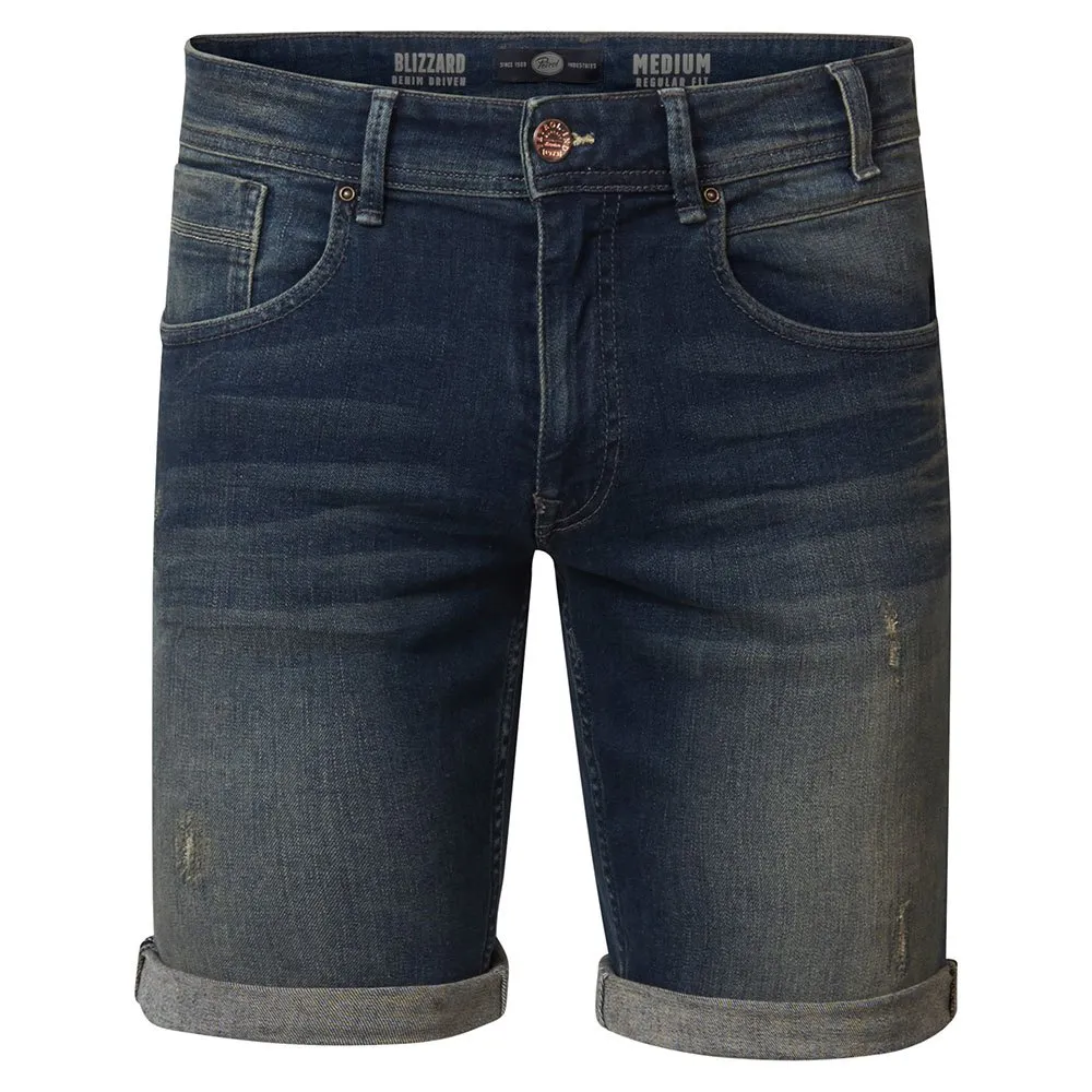 

Шорты Petrol Industries Blizzard Relaxed Fit denim, синий