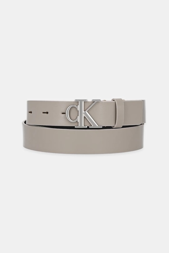 

Кожаный ремень Calvin Klein Jeans, бежевый