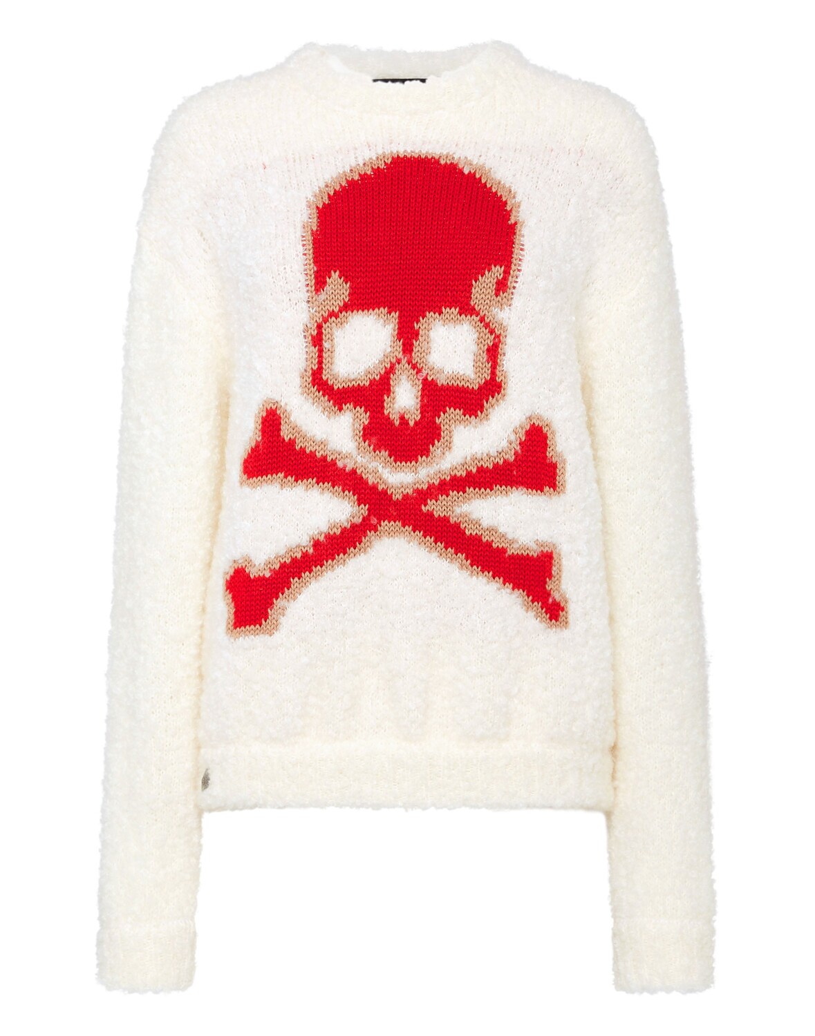 

Пуловер Skull&Bones Philipp Plein, цвет Cream/Orange