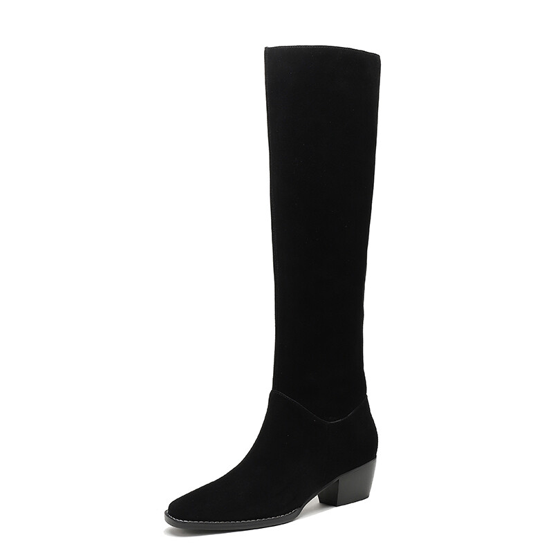 

Сапоги женские Vandeelen, цвет Black Fleece-lined