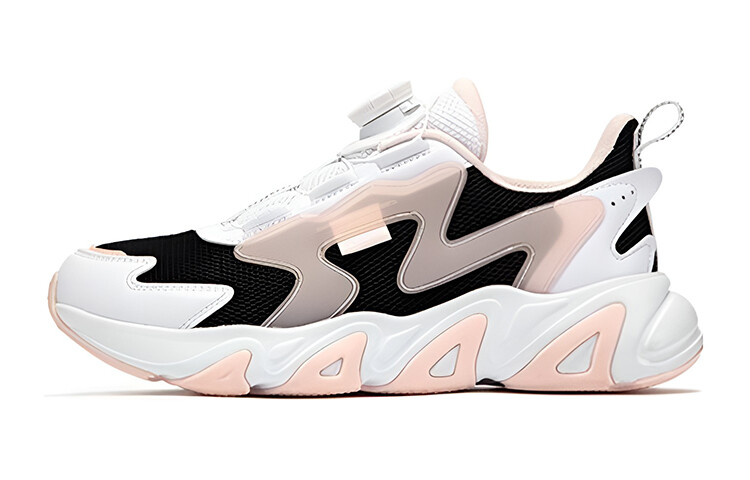 

Детские кроссовки GS Low-top черные/новые белые розовые/водно-розовые Xtep