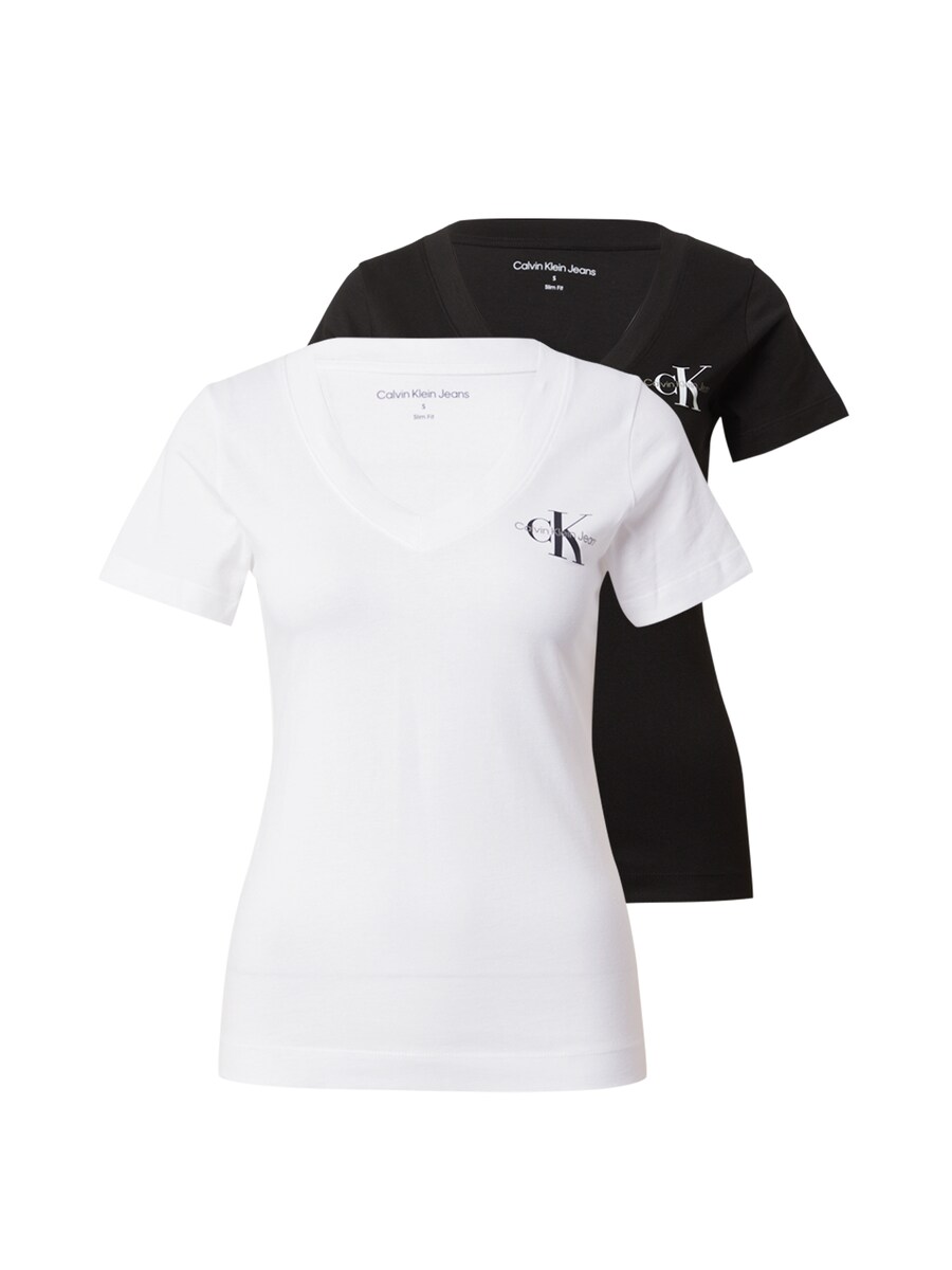 

Рубашка Calvin Klein Jeans, цвет Black/Off white