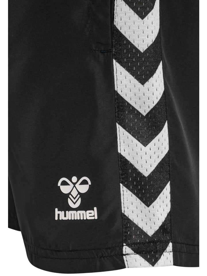 Hummel Игривые детские шорты-бермуды черного цвета — фото 3