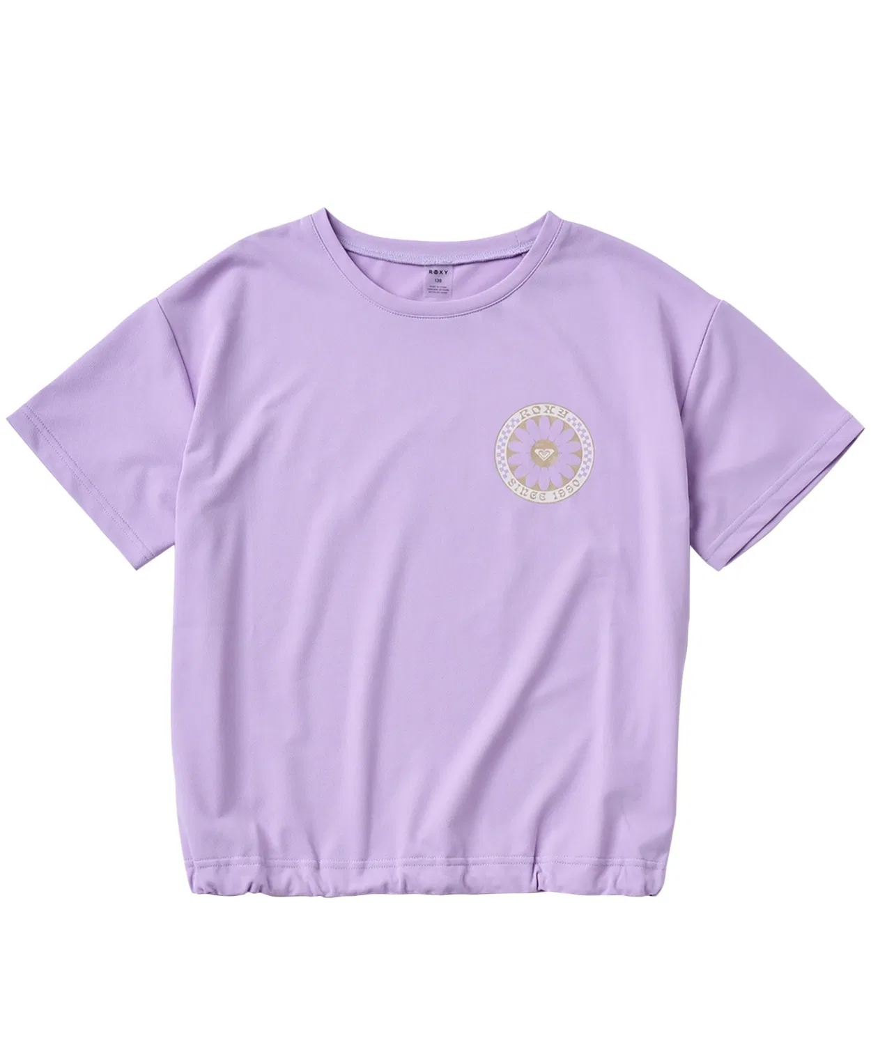 Детская рашгард Roxy Mini Wild Flower, полиэстер, фиолетовый