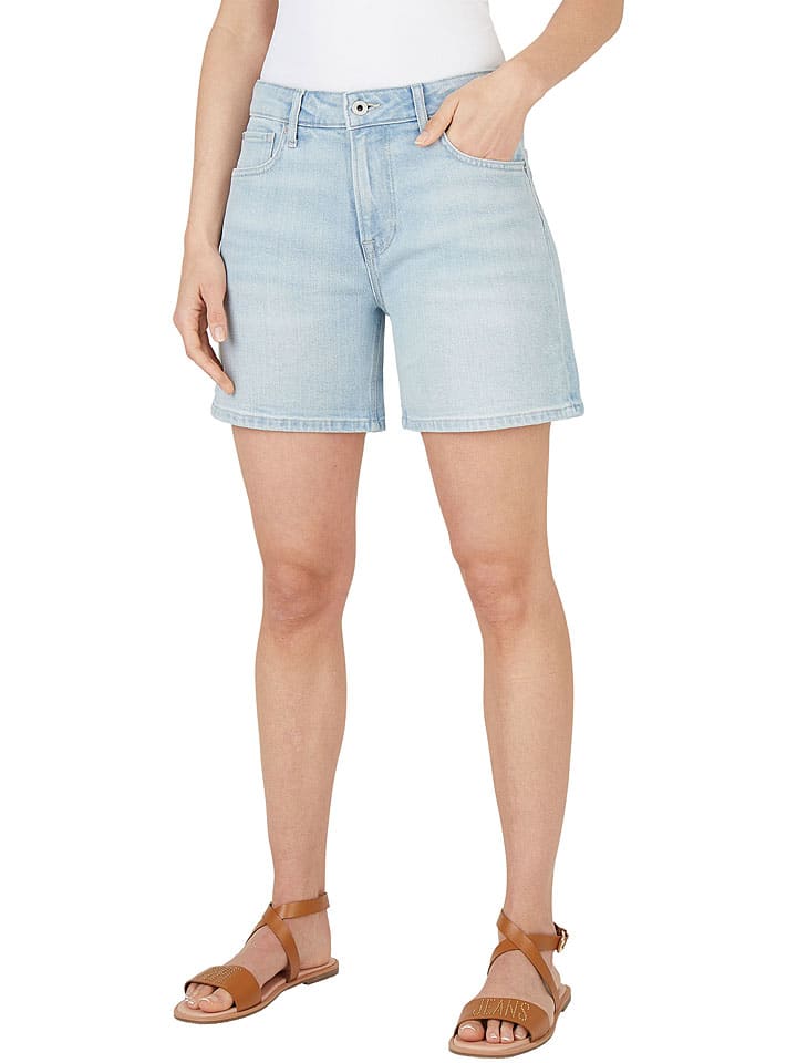 

Джинсовые шорты Pepe Jeans, светло-синий