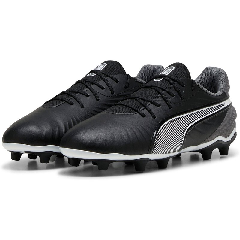 Футбольные бутсы для лужайки king match fg/ag jr Puma, цвет puma black-puma white-cool dark gray — фото 3