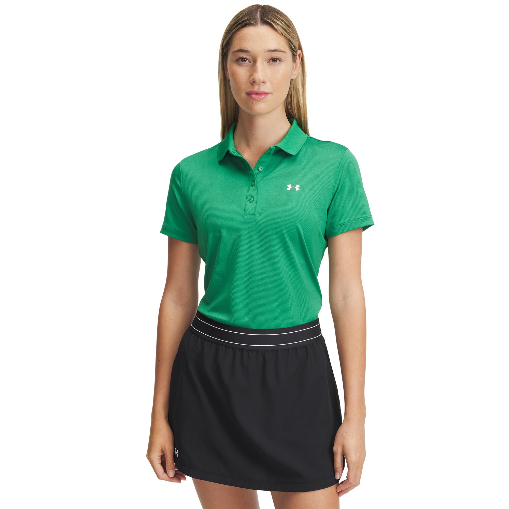 

Поло Under Armour Active Short, цвет Team Kelly Green/White