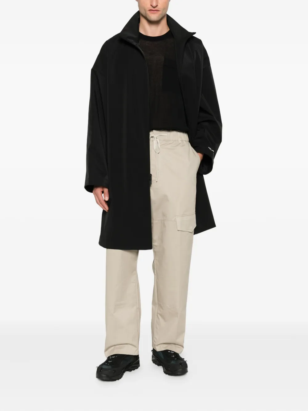 Пальто на молнии с рукавами три четверти FEAR OF GOD ESSENTIALS, черный — фото 2