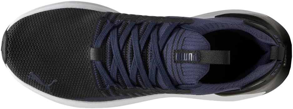 Мужские беговые кроссовки Puma Softride Symmetry Fuzion, черный/синий/темно-синий — фото 4