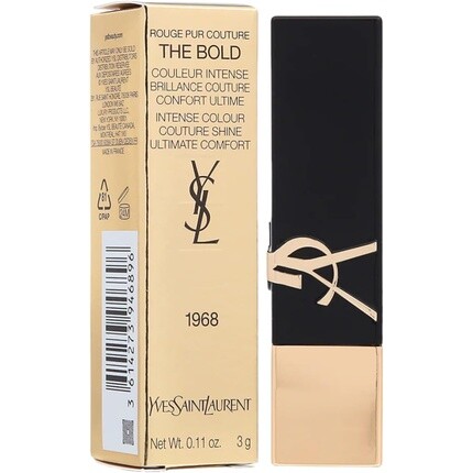 Yves Saint Laurent Яркая высокопигментированная губная помада 1968 Nude Statement