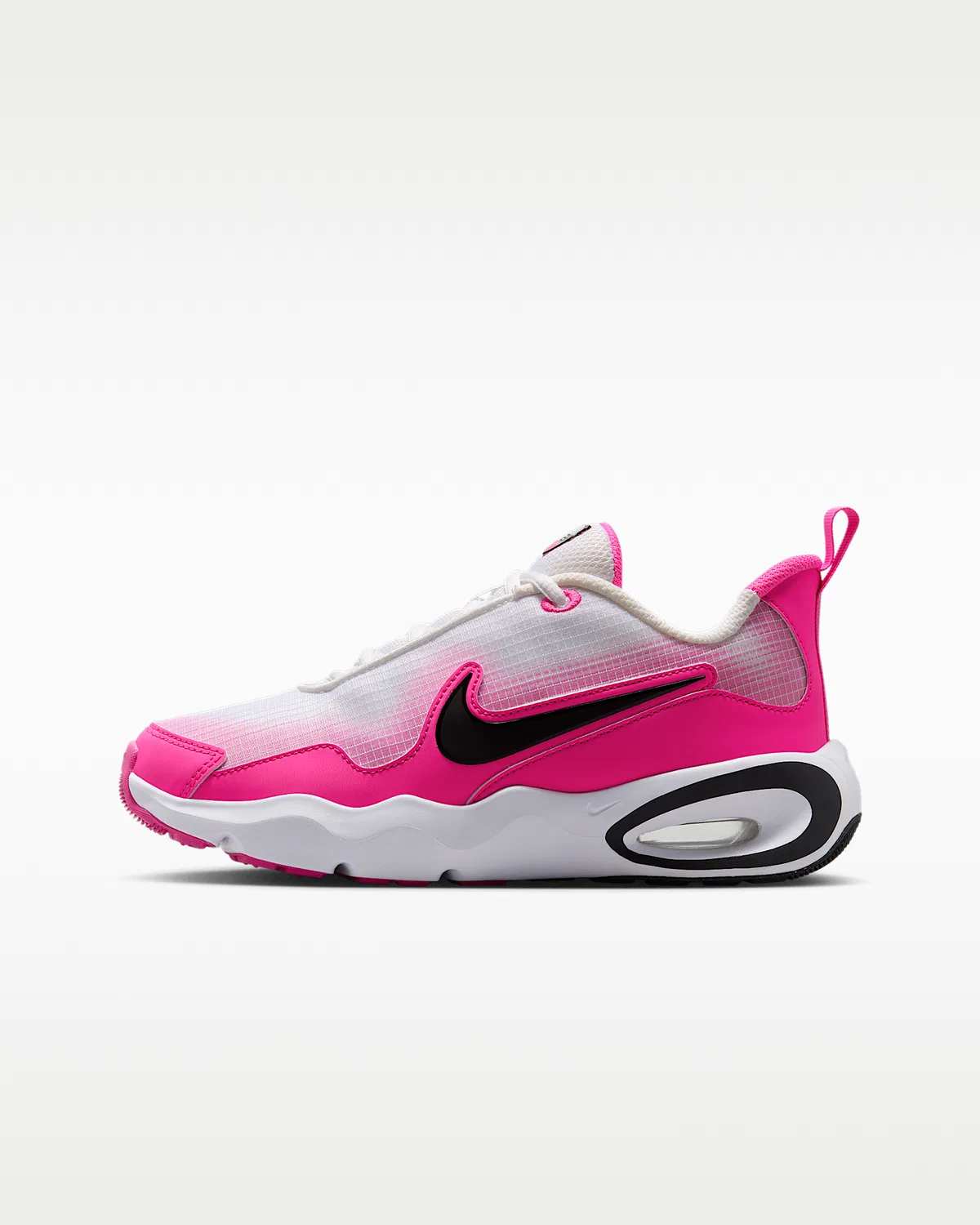 Кроссовки Nike Air Max Nova для детей старшего возраста, White/Laser Fuchsia/Black