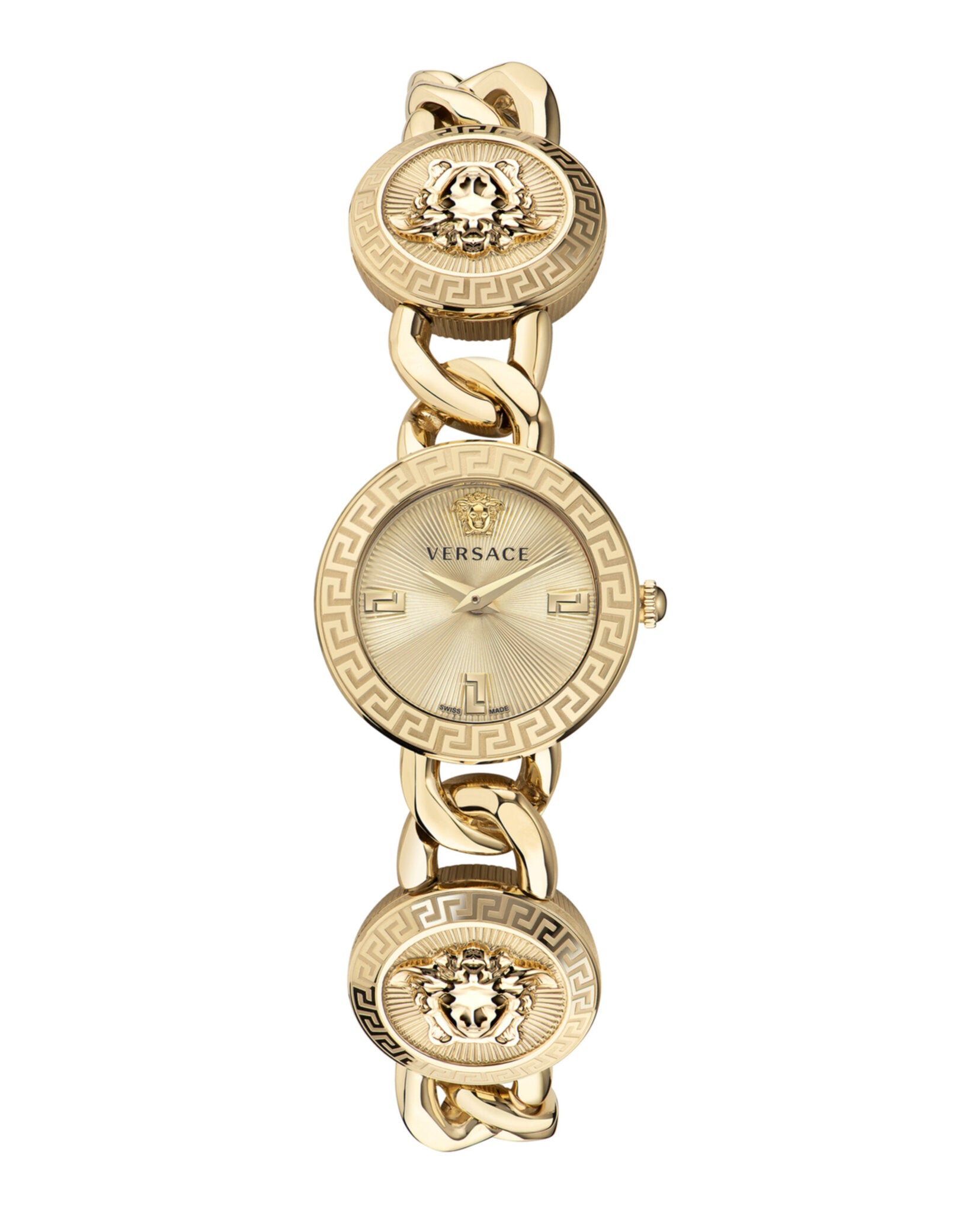 

Часы Stud Icon Versace, цвет ip yellow gold