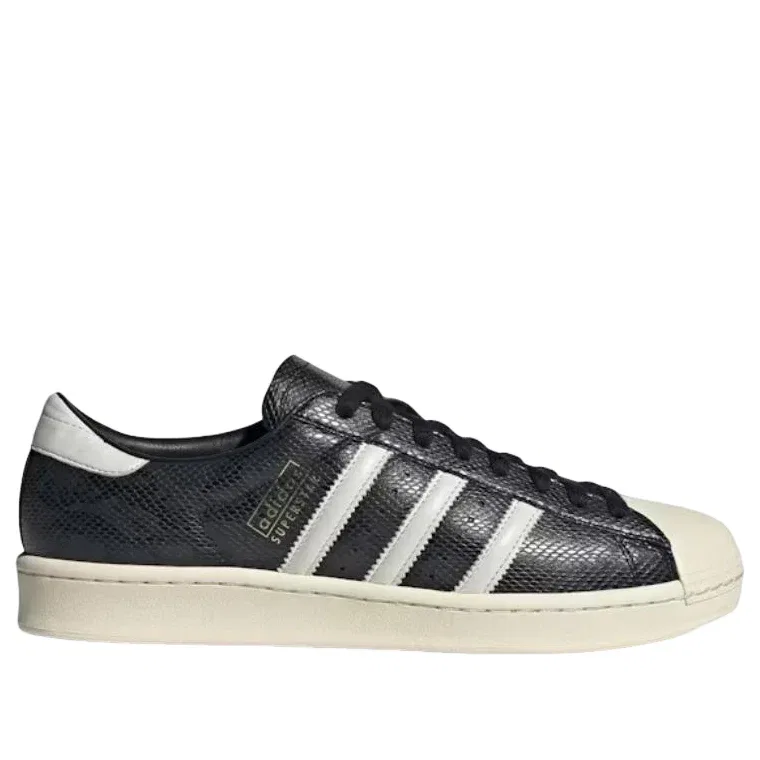Кроссовки Adidas Superstar Vintage Made In Germany 'Core Black Core White Cream White' JR1642, черный — фото 2