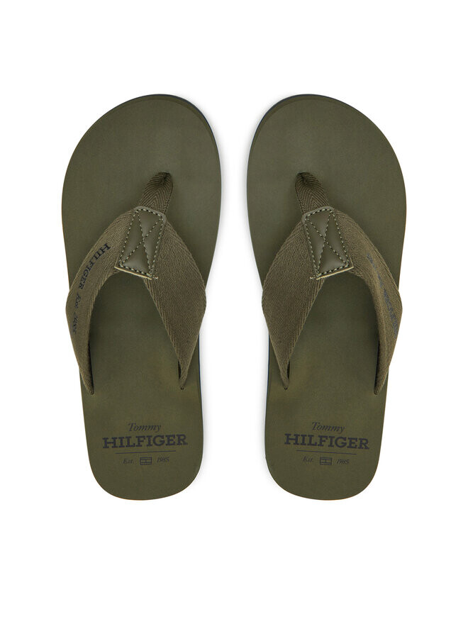 

Шлепанцы Tommy Hilfiger Hilfiger 85 Beach Sandal FM0FM05339, зеленый