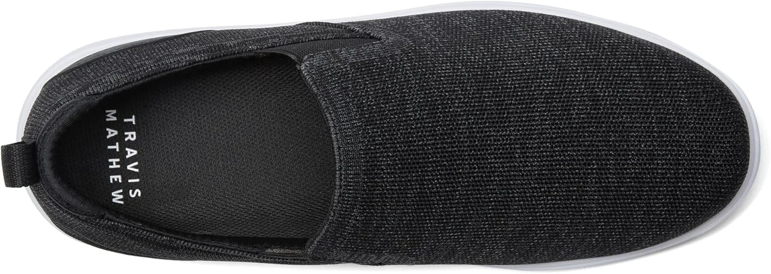 TravisMathew Mens The Daily Knit Slip, черный — фото 3