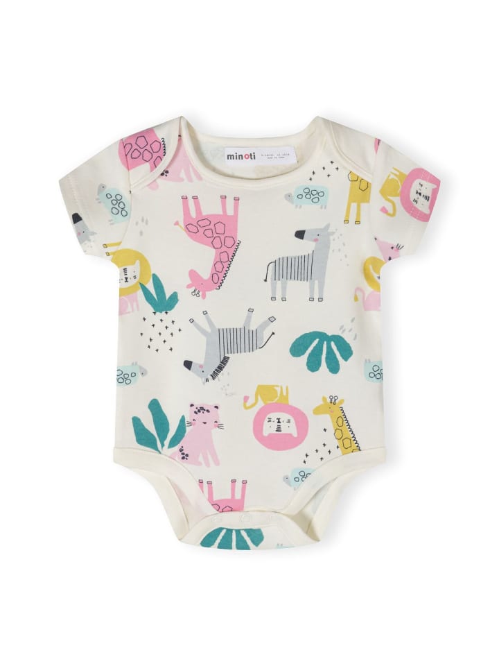 Minoti Набор из 7 штук: боди с короткими рукавами 24babypack7 сиреневого цвета — фото 4
