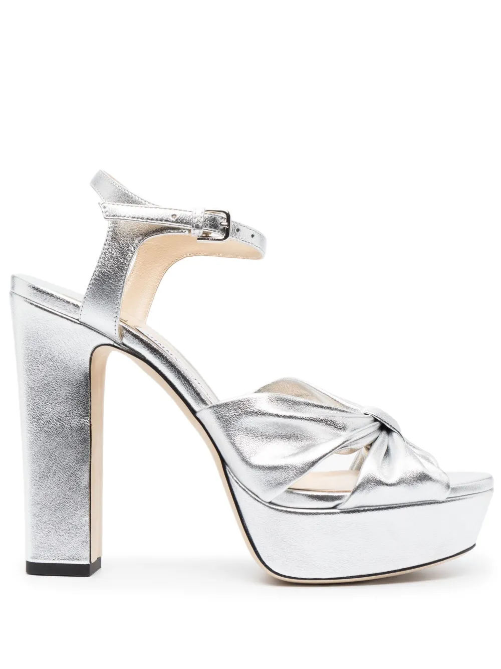 Босоножки Heloise 120 JIMMY CHOO, серебяный