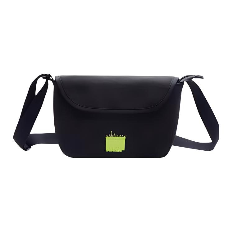 

ANTA Тканевая наплечная сумка, унисекс черная Crossbody Bag, Black
